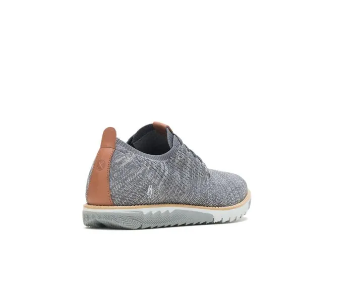 Hush Puppies Sneakers Men Expert Knit Plain Toe Oxford Grey Textile