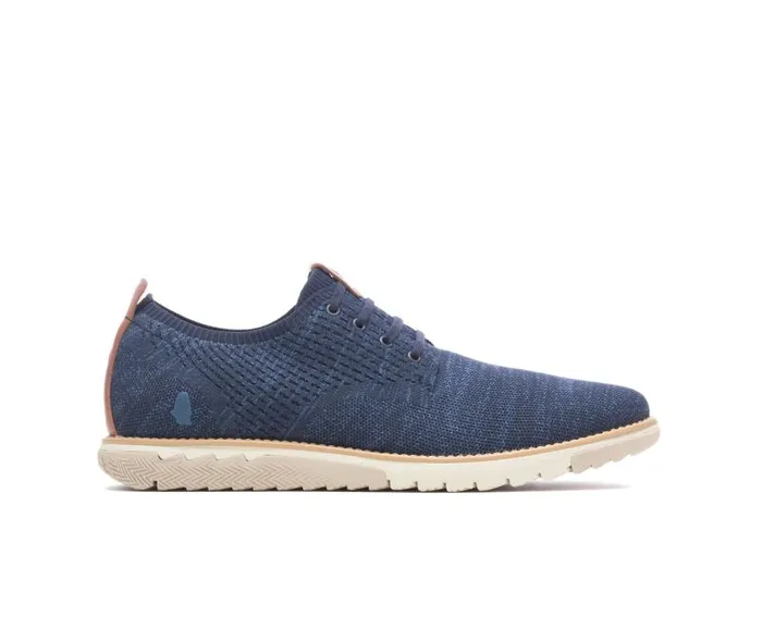 Hush Puppies Sneakers Men Expert Knit Plain Toe Oxford Navy Textile