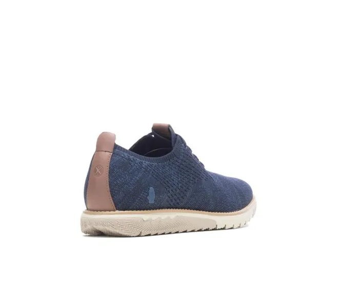 Hush Puppies Sneakers Men Expert Knit Plain Toe Oxford Navy Textile
