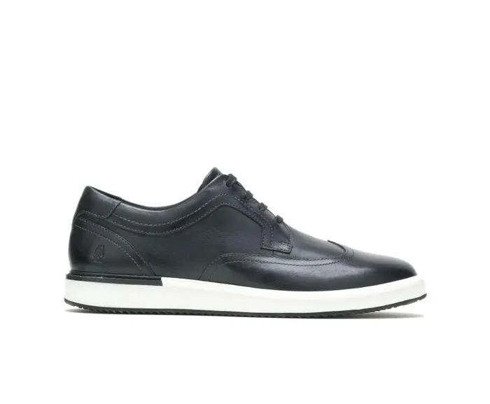 Hush Puppies Sneakers Men Heath Wingtip Oxford Black Leather