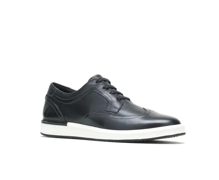 Hush Puppies Sneakers Men Heath Wingtip Oxford Black Leather
