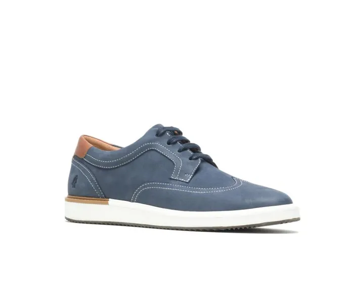 Hush Puppies Sneakers Men Heath Wingtip Oxford Navy Nubuck
