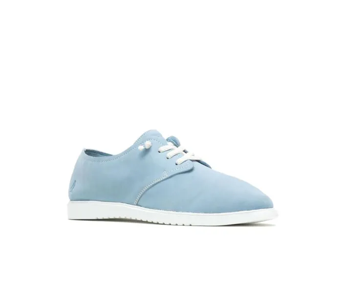 Hush Puppies Sneakers Women Everyday Lace Up Blue Dusk Nubuck