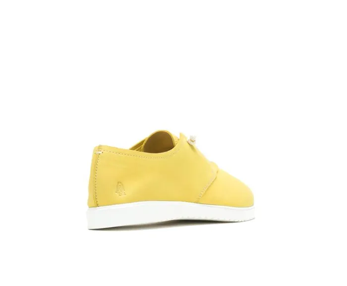 Hush Puppies Sneakers Women Everyday Lace Up Sun Yellow Nubuck