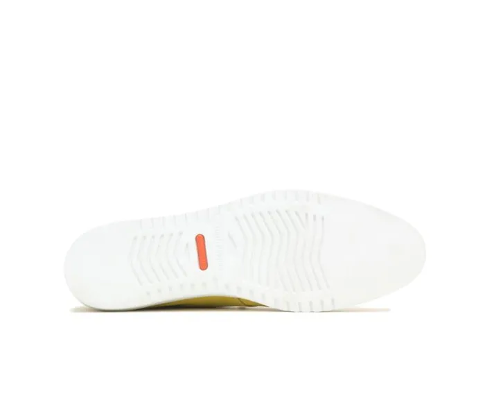 Hush Puppies Sneakers Women Everyday Lace Up Sun Yellow Nubuck
