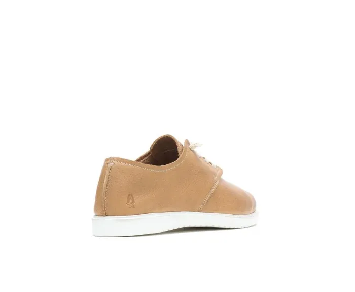 Hush Puppies Sneakers Women Everyday Lace Up Tan Leather