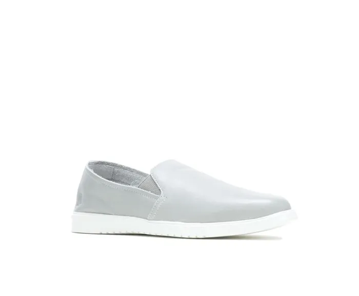 Hush Puppies Sneakers Women Everyday SlipOn Vapor Grey Leather Hush Puppies Sneakers Women Everyday SlipOn Vapor Grey Leather