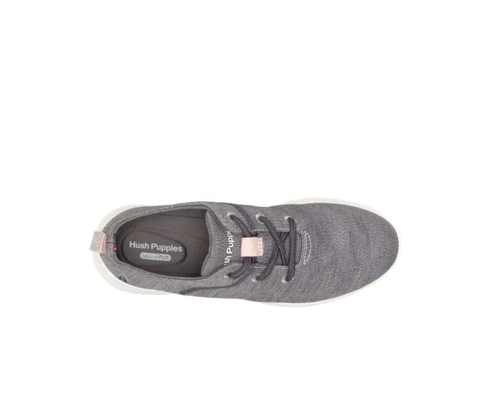 Hush Puppies Sneakers Women Makenna Lace Up Grey Multi Heathered Hush Puppies Sneakers Women Makenna Lace Up Grey Multi Heathered
