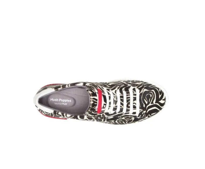 Hush Puppies Sneakers Women Sabine Sneaker Zebra Calf Hair Hush Puppies Sneakers Women Sabine Sneaker Zebra Calf Hair