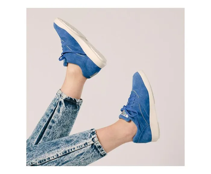 Hush Puppies Sneakers Women Upbeat Sky Blue Suede Hush Puppies Sneakers Women Upbeat Sky Blue Suede