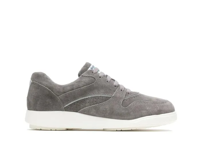 Hush Puppies Sneakers Women Upbeat Soft Nickel Suede