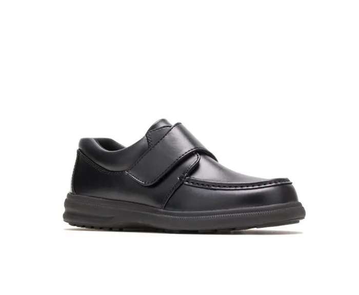 Hush Puppies Walking Shoes Men Gil Black Leather