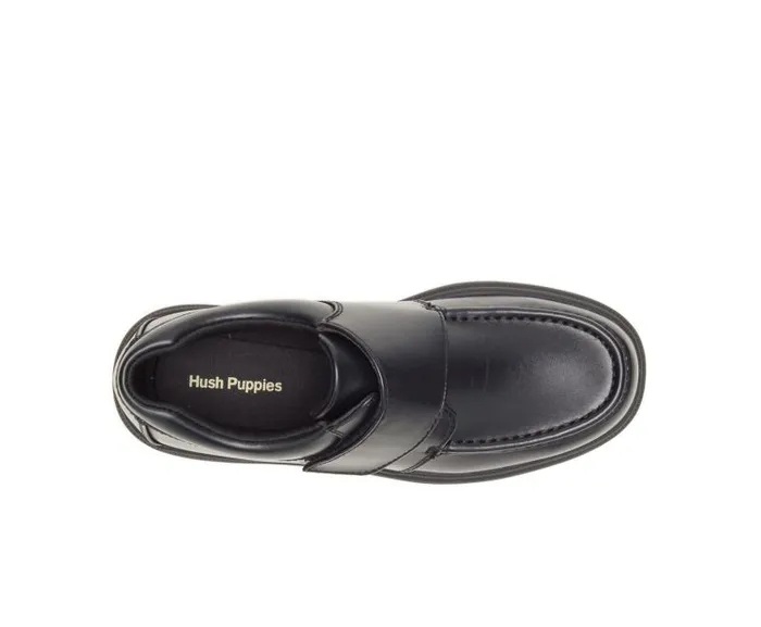 Hush Puppies Walking Shoes Men Gil Black Leather