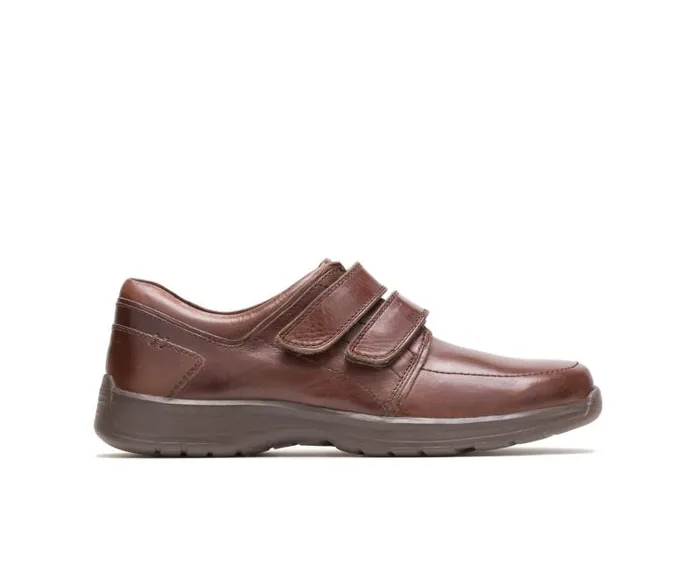 Hush Puppies Walking Shoes Men Luthar Henson Dark Brown Leather