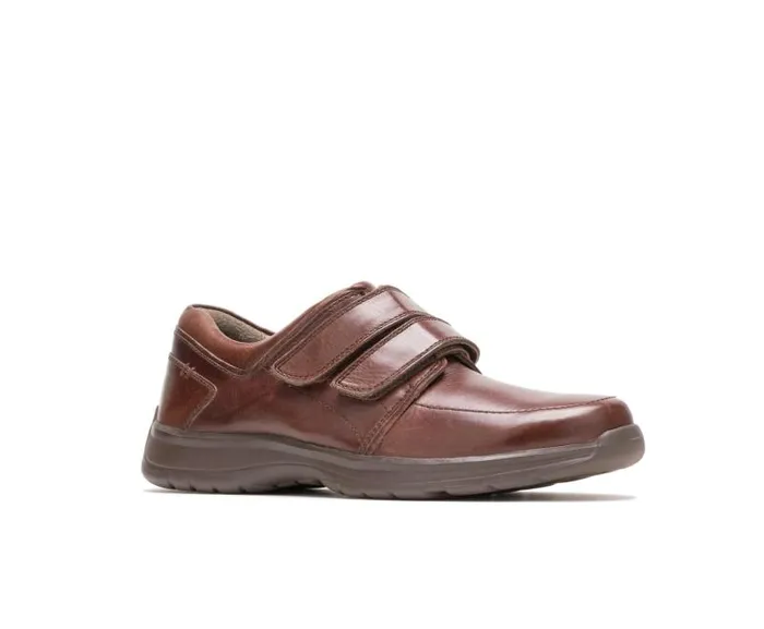 Hush Puppies Walking Shoes Men Luthar Henson Dark Brown Leather