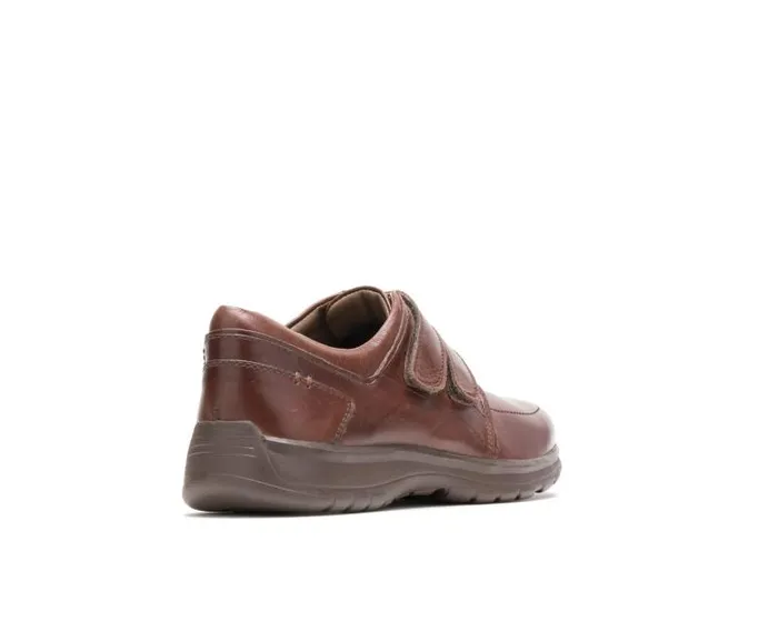 Hush Puppies Walking Shoes Men Luthar Henson Dark Brown Leather