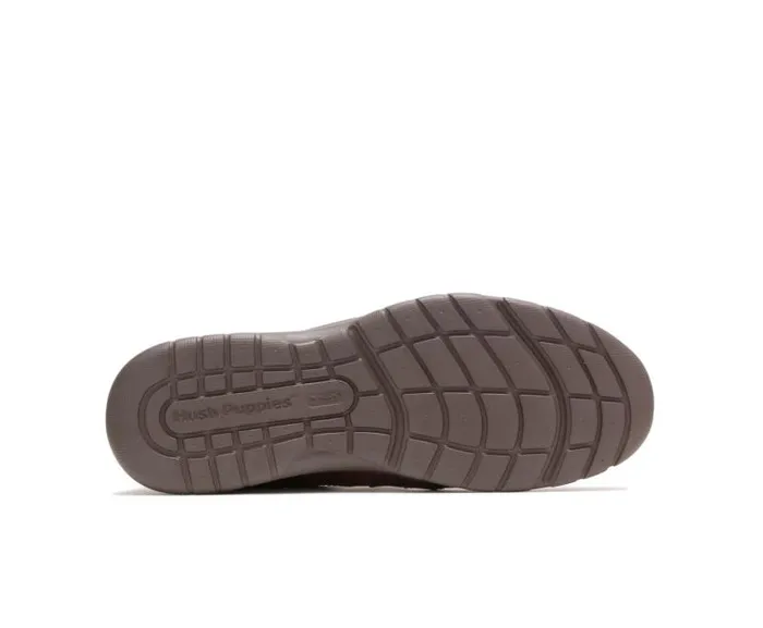 Hush Puppies Walking Shoes Men Luthar Henson Dark Brown Leather