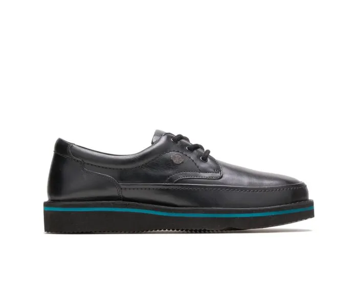 Hush Puppies Walking Shoes Men Mall Walker Black Leather