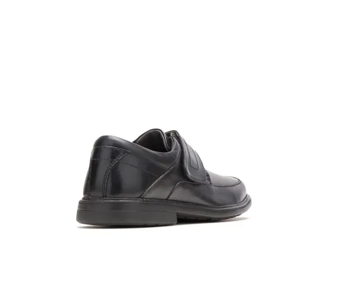 Hush Puppies Walking Shoes Men Peri Hopper Black Leathe17r