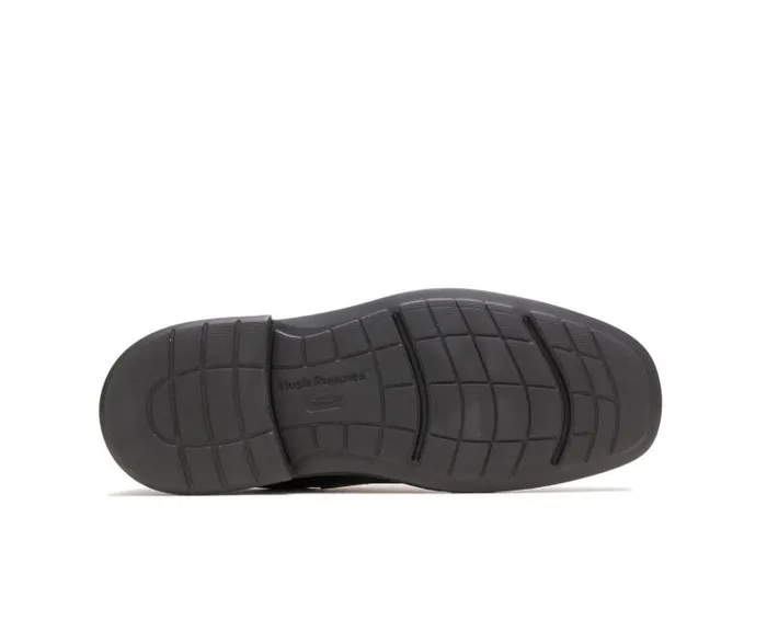 Hush Puppies Walking Shoes Men Peri Hopper Black Leathe17r