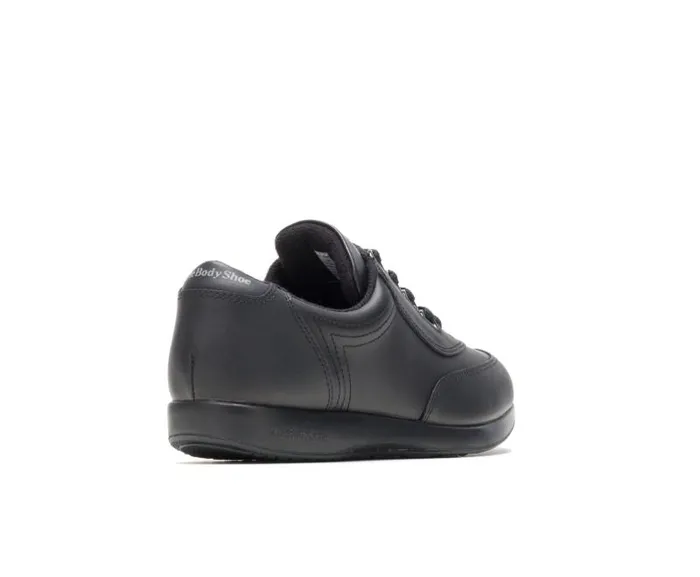 Hush Puppies Walking Shoes Women Classic Walker Black Leather Hush Puppies Walking Shoes Women Classic Walker Black Leather
