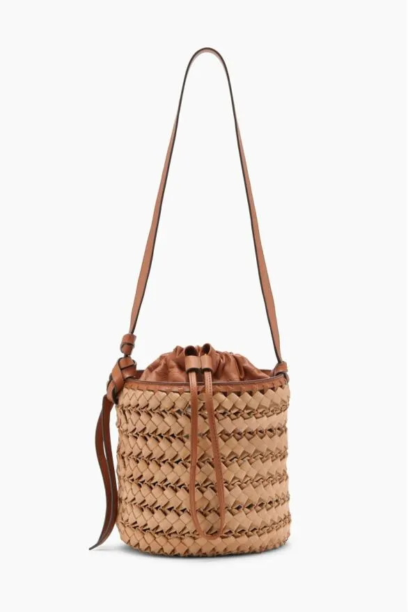 Imani Woven Bucket Natural Women Ulla Johnson Handbags