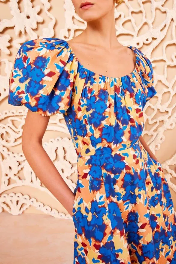 Imara Dress Wildflower Women Ulla Johnson Dresses Imara Dress Wildflower Women Ulla Johnson Dresses