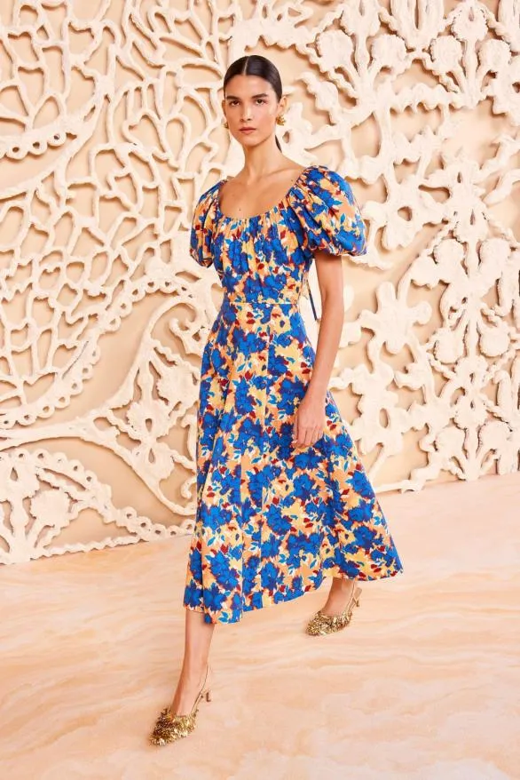 Imara Dress Wildflower Women Ulla Johnson Dresses Imara Dress Wildflower Women Ulla Johnson Dresses