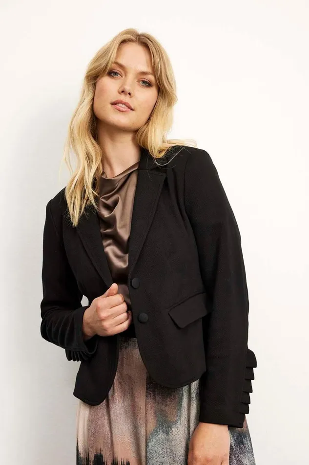 IN FRONT BLAZER JACKETS Women ERIKA JACKET 15858 999 Black 999