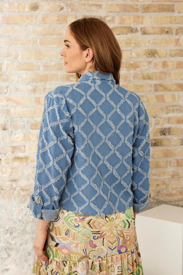 IN FRONT BLAZER JACKETS Women EVER JACKET 16225 509 Denim Blue 509