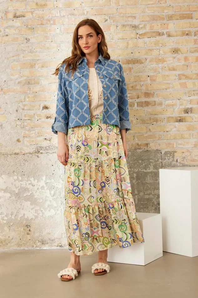 IN FRONT BLAZER JACKETS Women EVER JACKET 16225 509 Denim Blue 509