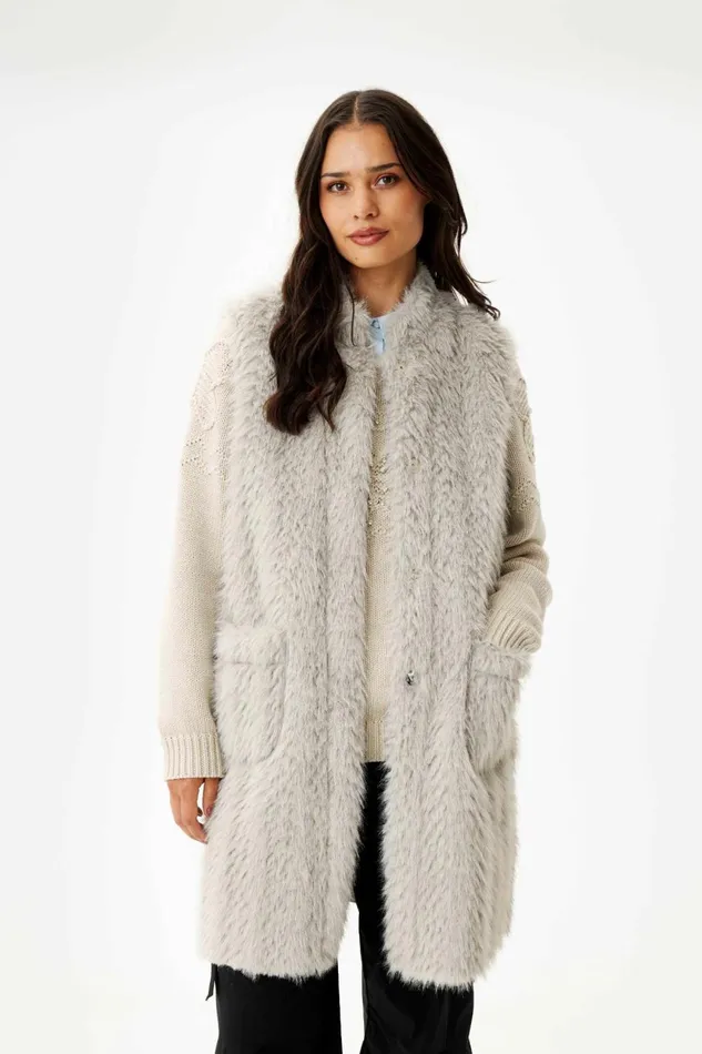 IN FRONT BLAZER JACKETS Women FARRAH VEST 16263 921 Grey 921