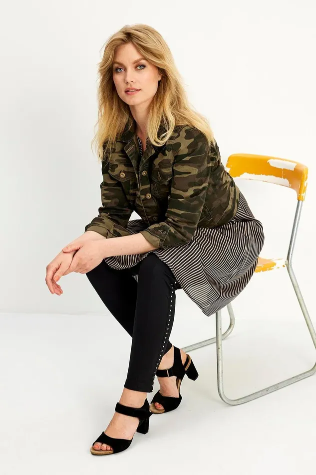 IN FRONT BLAZER JACKETS Women GENNY JACKET 15163 615 Green 615