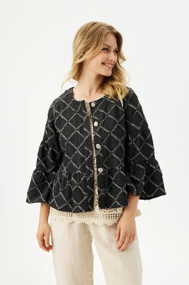 IN FRONT BLAZER JACKETS Women LAYA JACKET 16309 999 Black 999