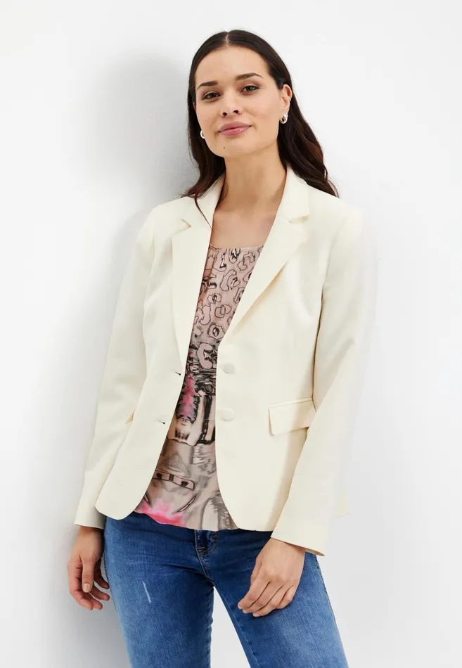 IN FRONT BLAZER JACKETS Women LEA JACKET 15217 003 Eggshell 003