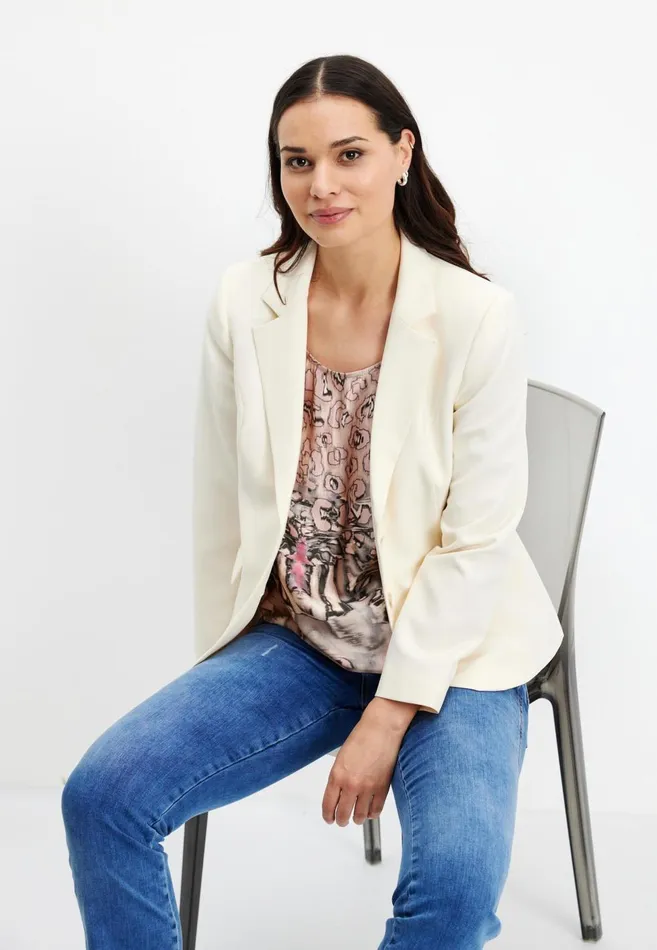 IN FRONT BLAZER JACKETS Women LEA JACKET 15217 003 Eggshell 003