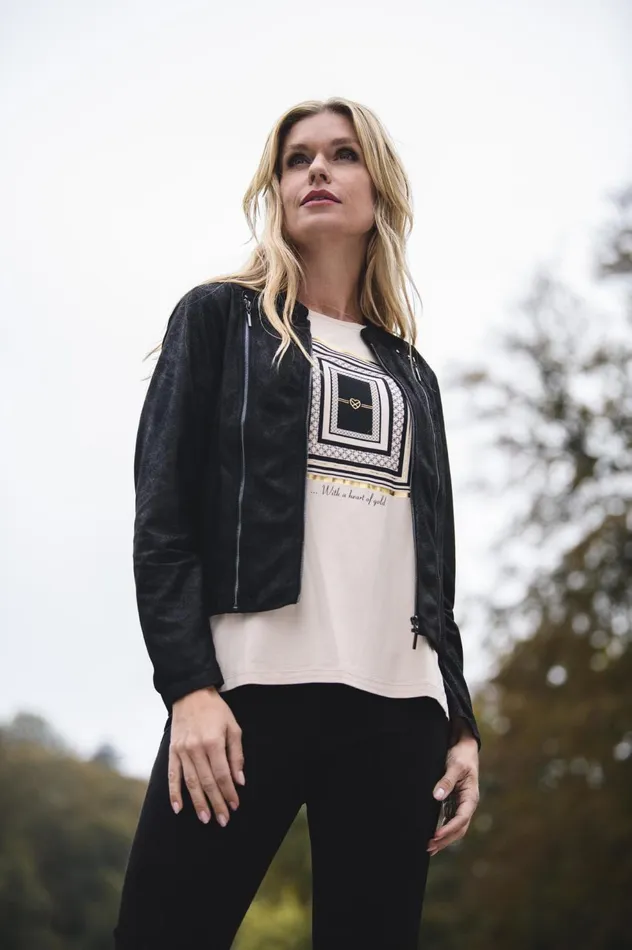 IN FRONT BLAZER JACKETS Women MAPEL JACKET 13483 999 Black 999