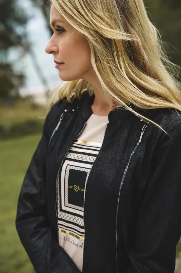 IN FRONT BLAZER JACKETS Women MAPEL JACKET 13483 999 Black 999