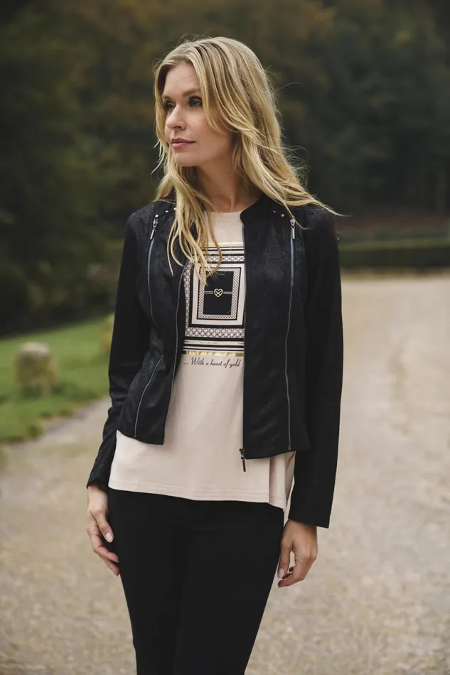 IN FRONT BLAZER JACKETS Women MAPEL JACKET 13483 999 Black 999