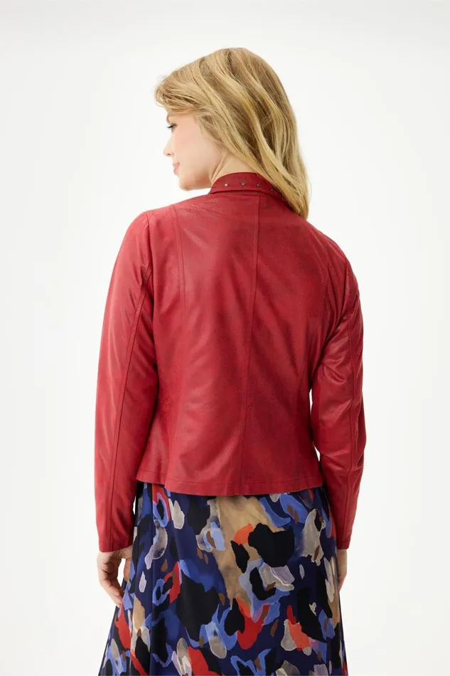 IN FRONT BLAZER JACKETS Women MAPELINA JACKET 13926 201 Red 201 IN FRONT BLAZER JACKETS Women MAPELINA JACKET 13926 201 Red 201
