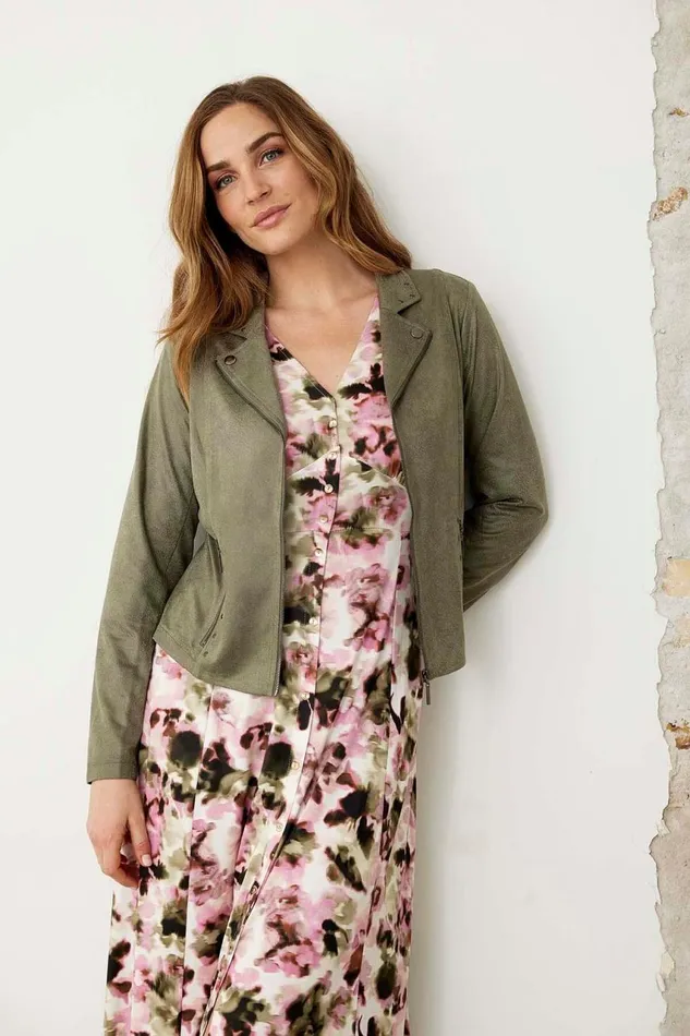 IN FRONT BLAZER JACKETS Women MAPELINA JACKET 13926 615 Green 615