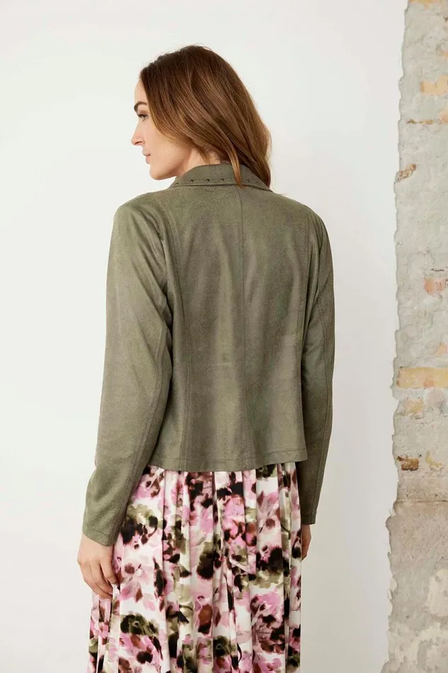 IN FRONT BLAZER JACKETS Women MAPELINA JACKET 13926 615 Green 615 IN FRONT BLAZER JACKETS Women MAPELINA JACKET 13926 615 Green 615