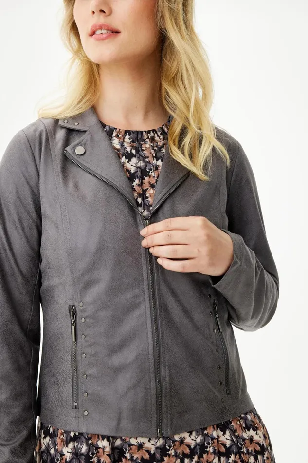 IN FRONT BLAZER JACKETS Women MAPELINA JACKET 13926 921 Grey 921 IN FRONT BLAZER JACKETS Women MAPELINA JACKET 13926 921 Grey 921