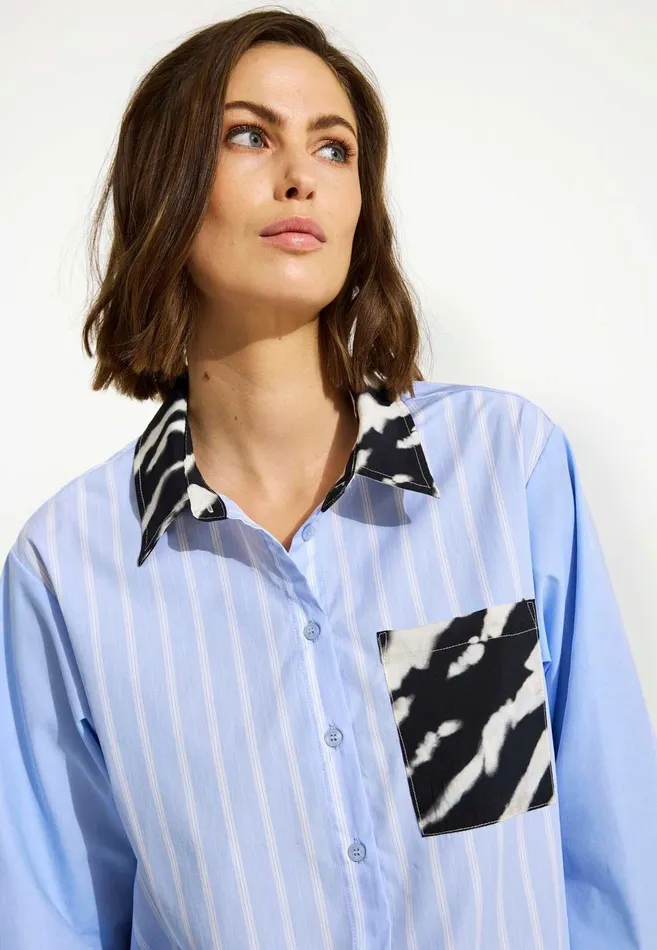 IN FRONT BLOUSES SHIRTS Women ALFI SHIRT 16548 505 Light Blue 505 IN FRONT BLOUSES SHIRTS Women ALFI SHIRT 16548 505 Light Blue 505