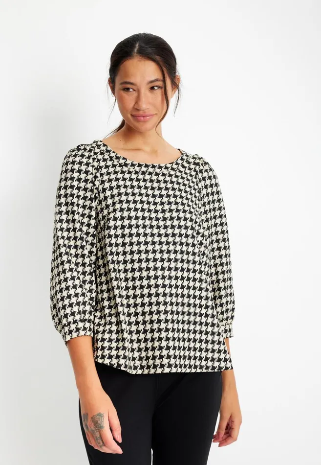 IN FRONT BLOUSES SHIRTS Women ALVA BLOUSE 15293 999 Black 999