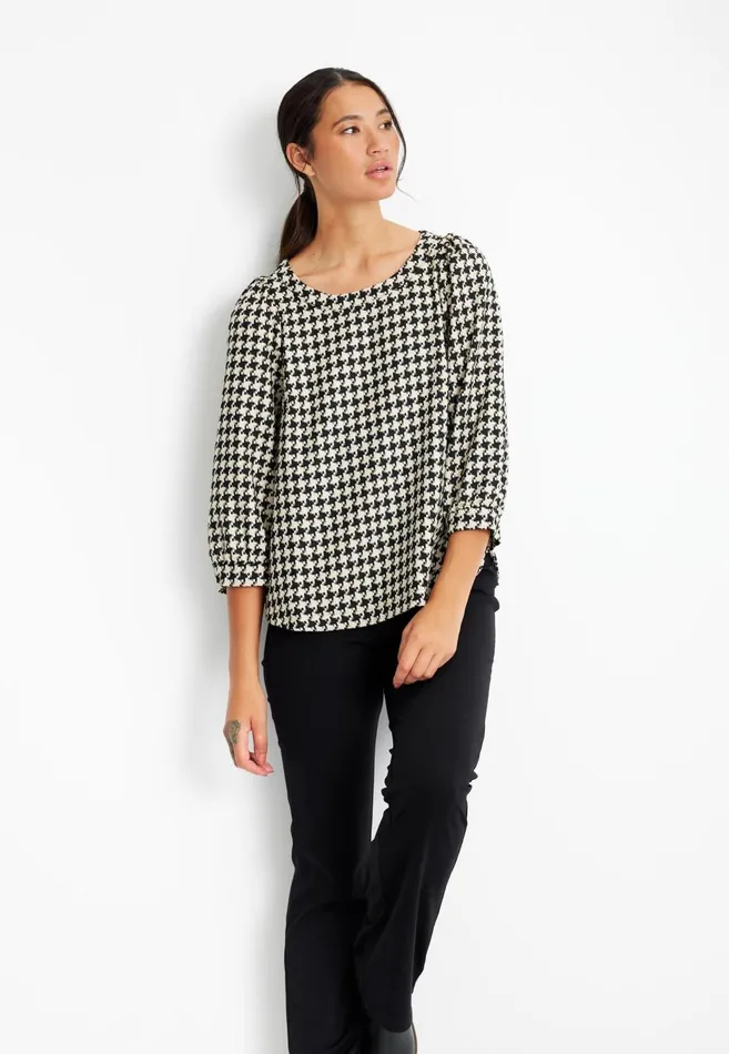 IN FRONT BLOUSES SHIRTS Women ALVA BLOUSE 15293 999 Black 999