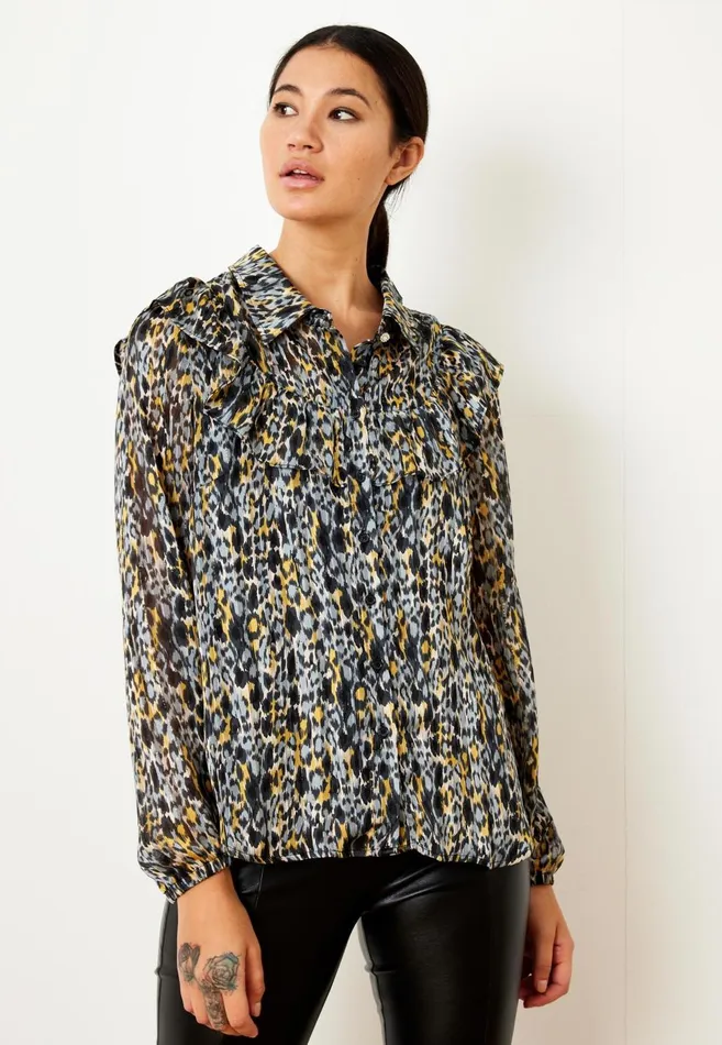 IN FRONT BLOUSES SHIRTS Women AMARA SHIRT 15417 501 Blue 501