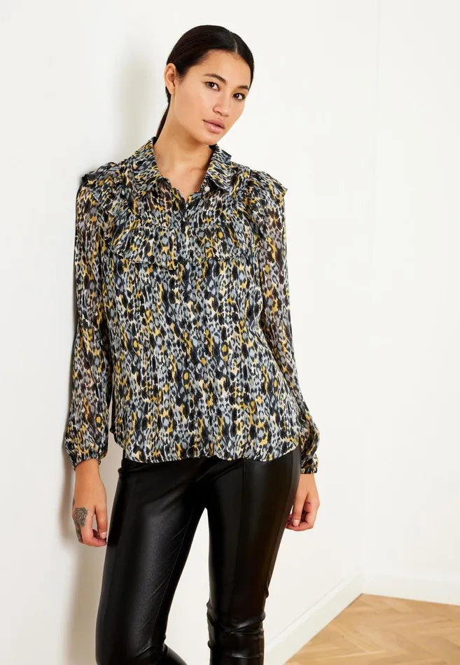 IN FRONT BLOUSES SHIRTS Women AMARA SHIRT 15417 501 Blue 501