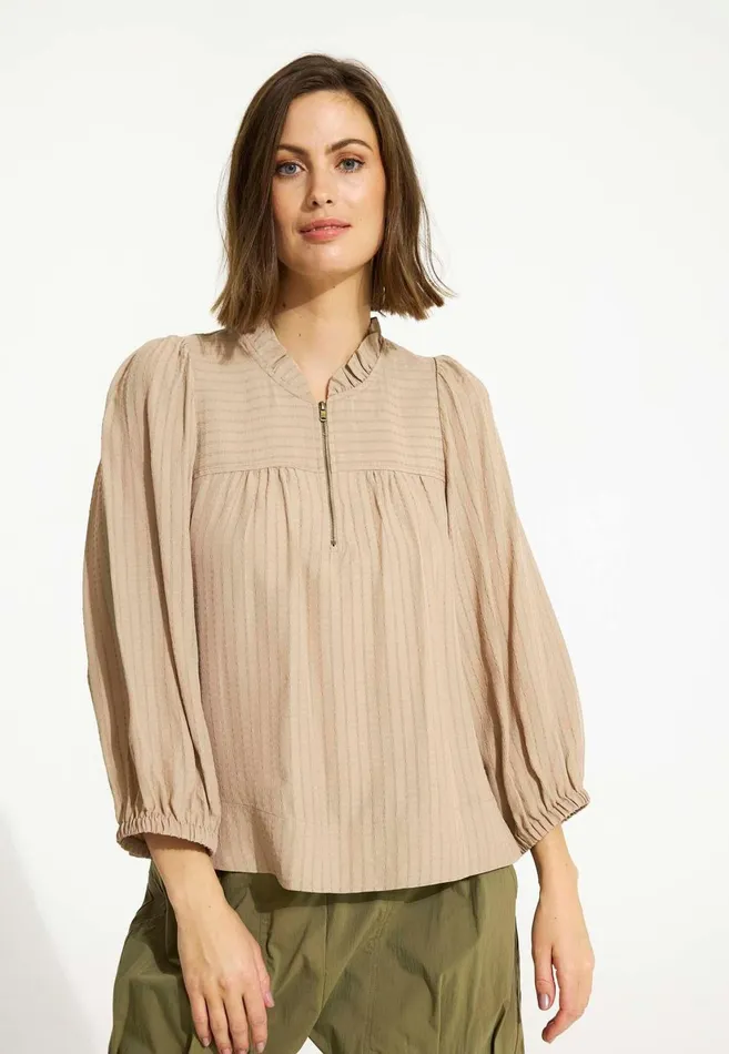 IN FRONT BLOUSES SHIRTS Women ANDREA BLOUSE 16551 191 Sand 191