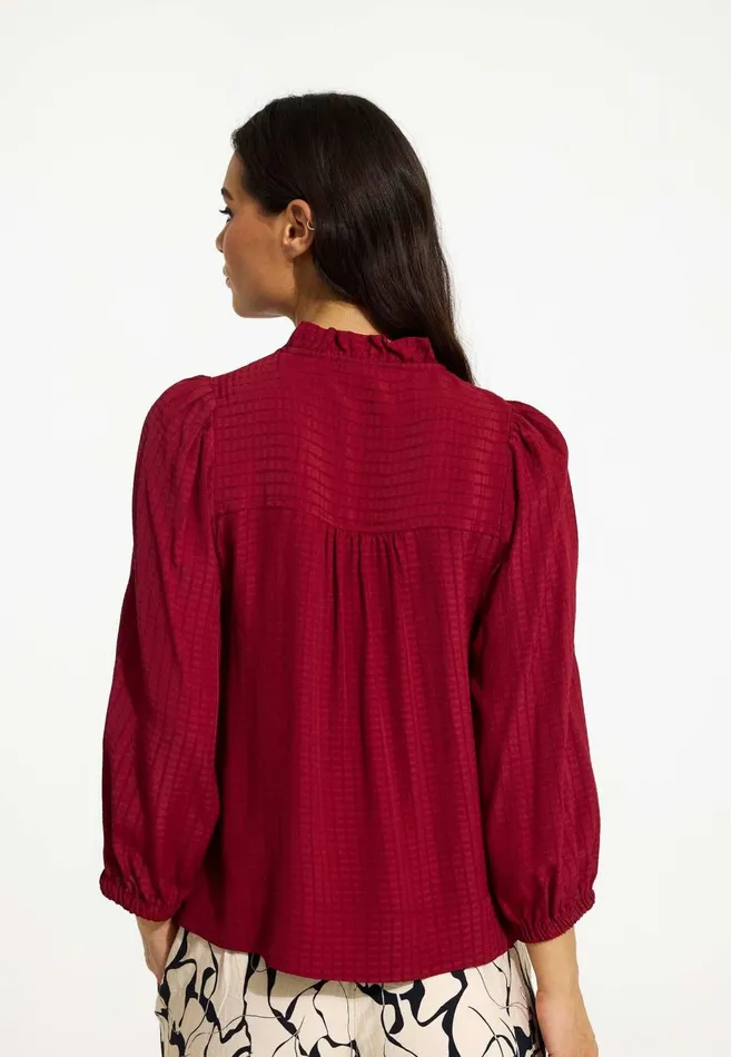 IN FRONT BLOUSES SHIRTS Women ANDREA BLOUSE 16551 370 Burgrund 370 IN FRONT BLOUSES SHIRTS Women ANDREA BLOUSE 16551 370 Burgrund 370